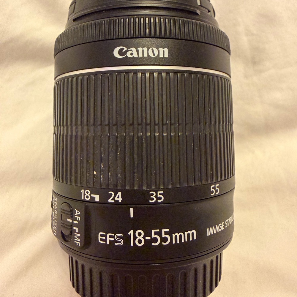 Canon Black EFS 18-55mm Lens